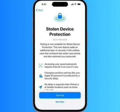 阜平苹果授权维修店分享被盗设备保护功能开启方法 