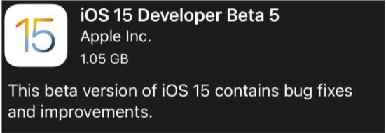 阜平苹果手机维修分享如何升级到iOS15.0 beta5 