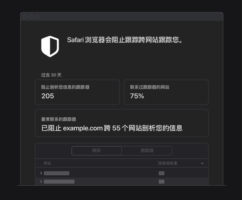 阜平苹果手机维修分享如何在 Safari 浏览器中查看和打开隐私报告 